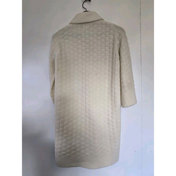 Vintage Sweater Bee Banff Sweater‎ Womens M Cable Knit Cape 70s Coastal Grandma - Picture 6 of 10